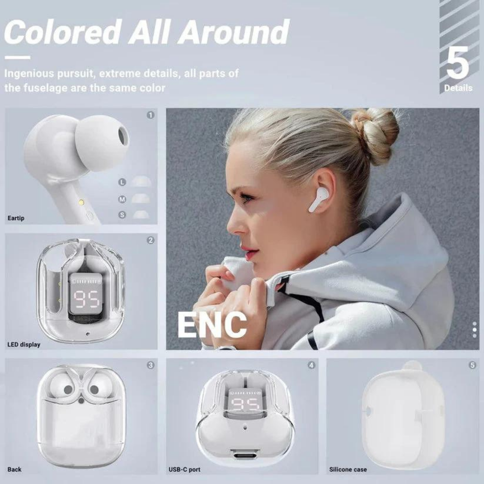 Air 31 Earbuds ENC - Image 4